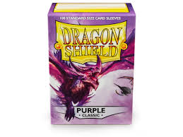 Dragon Shield Purple Classic Standard Sleeves x 100 Dragon Shield Purple Classic Standard Sleeves x 100